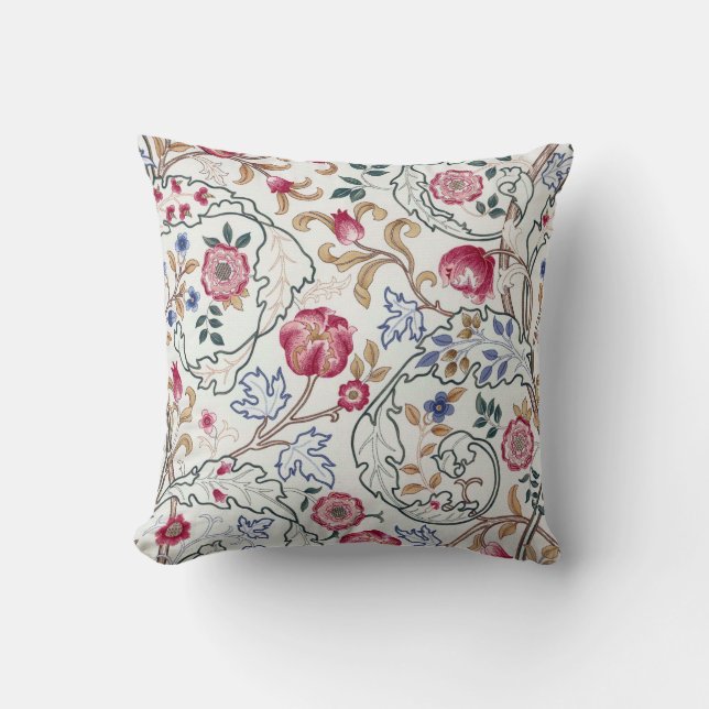 Flower, Floral Pattern, William Morris Cushion (Front)