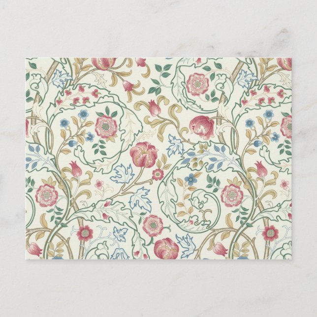Flower, Floral Pattern, William Morris Postcard (Front)
