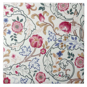 Flower, Floral Pattern, William Morris Tile