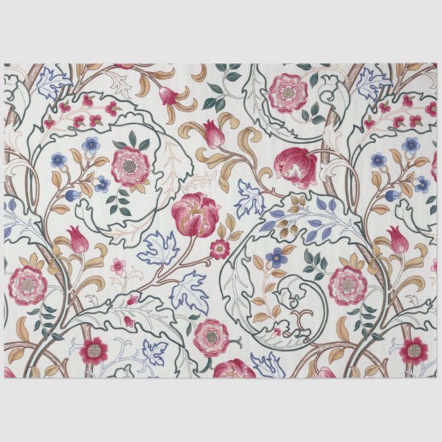 Flower, Floral Pattern, William Morris Tissue Paper (Front)