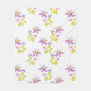 Flower flower mosaic 2 fleece blanket