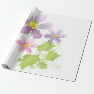 Flower flower mosaic 2 wrapping paper