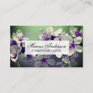 Flower Flower Shop Florist Business Card