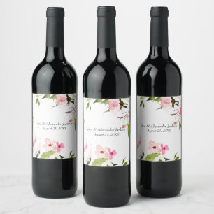 Flower Food and Beverage Label Set