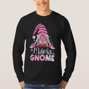 Flower For Mom Gnomies Cute Gnome Mom Happy Mother T-Shirt