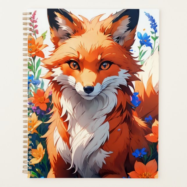 Flower Fox Planner (Front)