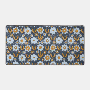 Flower Fragments Desk Mat