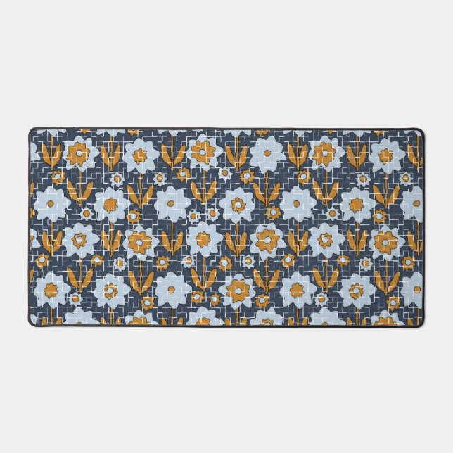 Flower Fragments Desk Mat (Front)