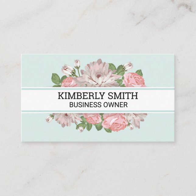 Flower Frame Business Card (Front)
