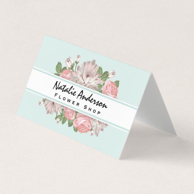 Flower Frame Business Card (Front)