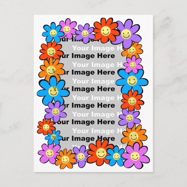 Flower Frame Postcard (Front)