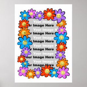 Flower Frame Poster