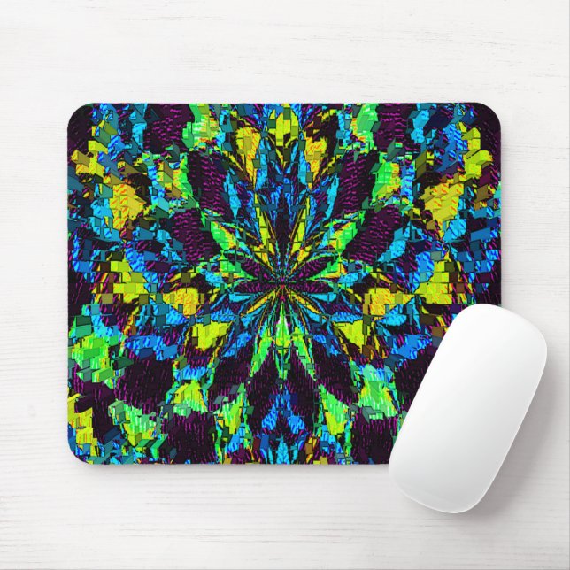 Flower fun in the 60's..... mouse pad (With Mouse)