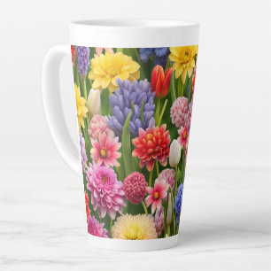 Flower Garden #44 - Latte Mug