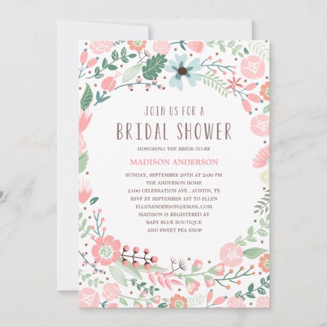 Flower Garden | Bridal Shower Invitation (Front)