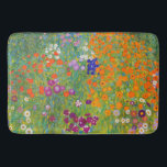 Flower Garden by Gustav Klimt Bath Mat<br><div class="desc">Please visit my store for more interesting design and more color choice => zazzle.com/colorfulworld*</div>