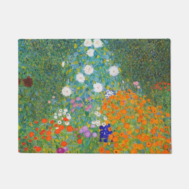 Flower Garden by Gustav Klimt Doormat (Front)
