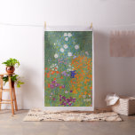 Flower Garden by Gustav Klimt Fabric<br><div class="desc">Beautiful colourful painting of a flower garden by Gustav Klimt. Amazing variations of colours and beautiful flowers fit just beautiful on many sorts of wonderful products and gift ideas.</div>