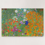 Flower Garden by Gustav Klimt Jigsaw Puzzle<br><div class="desc">Please visit my store for more interesting design and more color choice.
=> zazzle.com/colorfulworld*</div>