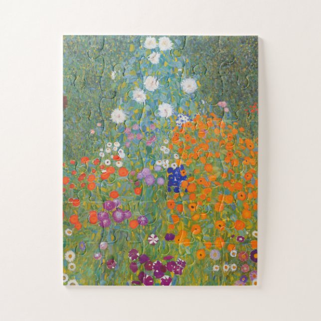 Flower Garden by Gustav Klimt Jigsaw Puzzle (Vertical)