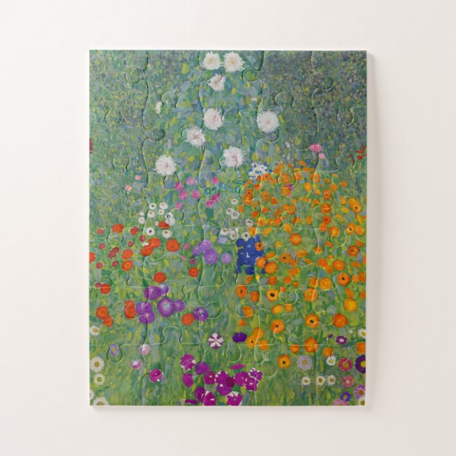 Flower Garden by Gustav Klimt Jigsaw Puzzle (Vertical)