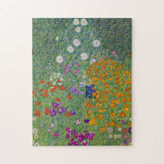 Flower Garden by Gustav Klimt Jigsaw Puzzle
