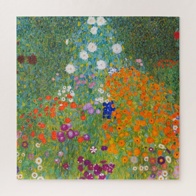 Flower Garden by Gustav Klimt Jigsaw Puzzle (Vertical)