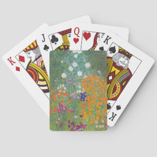 Flower Garden (by Gustav Klimt) Playing Cards