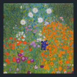 Flower Garden by Gustav Klimt Poster<br><div class="desc">Beautiful colourful painting of a flower garden by Gustav Klimt. Amazing variations of colours and beautiful flowers fit just beautiful on many sorts of wonderful products and gift ideas.</div>
