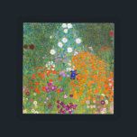 Flower Garden by Gustav Klimt Vintage Floral Acrylic Tray<br><div class="desc">Bauerngarten / Flower Garden / Cottage Garden vintage art painted in 1905 by Austrian Symbolist & Art Nouveau Artist Gustav Klimt (1862-1918).  Customisable fine art acrylic serving tray.</div>