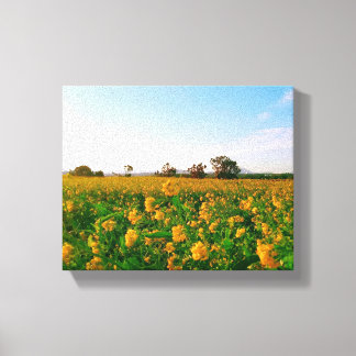 flower garden canvas print