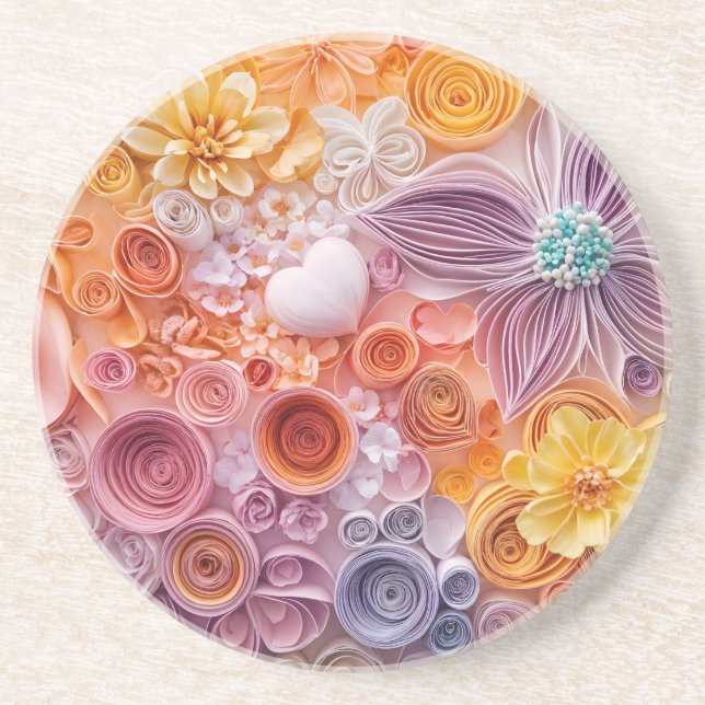 Flower garden coaster (Front)