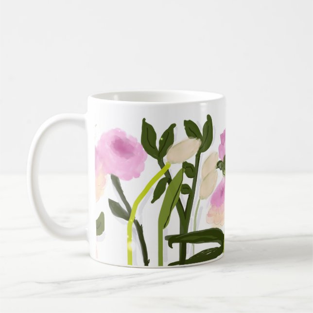 Flower Garden Coffee Mug (Left)