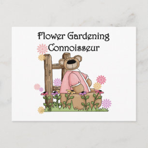 Flower Garden Connoisseur T shirts and Gifts Postcard