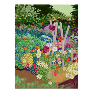 Flower Garden digital art print
