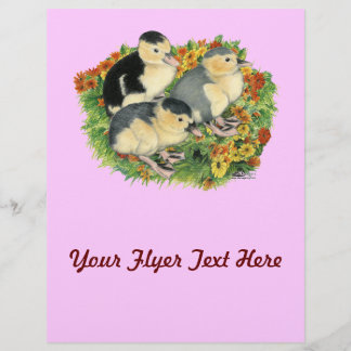 Flower Garden Ducklings Flyer