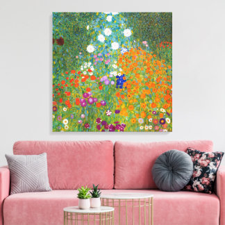 Flower Garden | Gustav Klimt Canvas Print