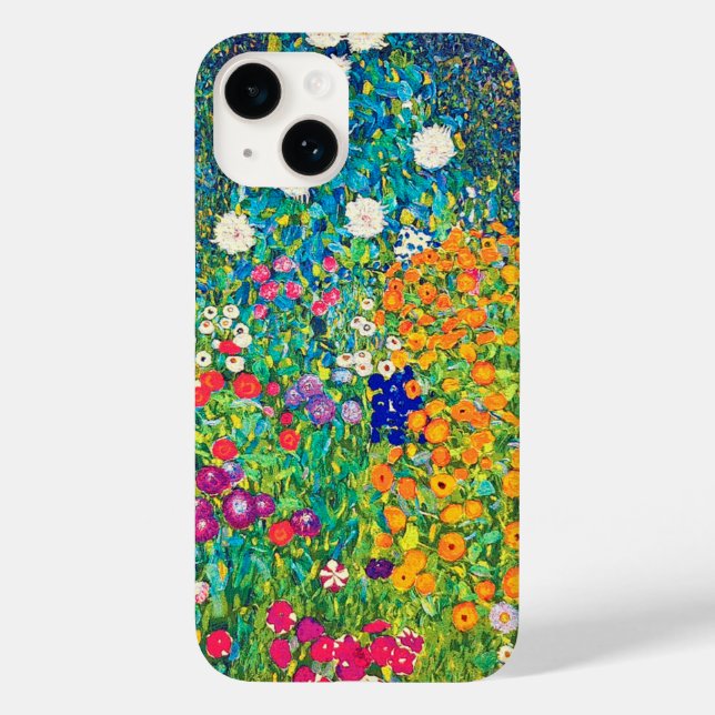 Flower Garden, Gustav Klimt Case-Mate iPhone Case (Back)