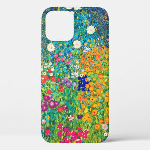 Flower Garden, Gustav Klimt iPhone 12 Case
