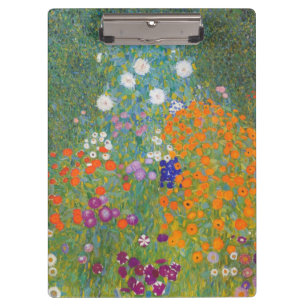 Flower Garden (Gustav Klimt) Clipboard