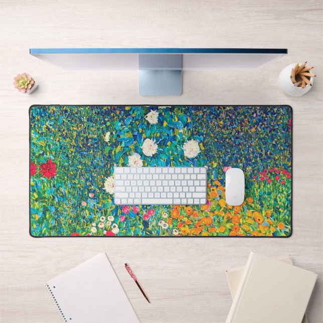 Flower Garden, Gustav Klimt Desk Mat (Office 1)