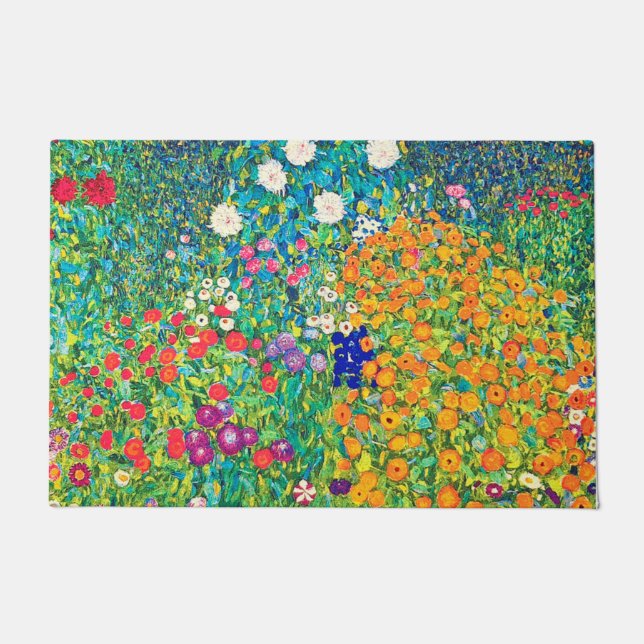Flower Garden, Gustav Klimt Doormat (Front)