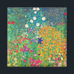 Flower Garden, Gustav Klimt Magnet<br><div class="desc">Gustav Klimt (July 14, 1862 – February 6, 1918) was an Austrian symbolist painter and one of the most prominent members of the Vienna Secession movement. Klimt is noted for his paintings, murals, sketches, and other objets d'art. In addition to his figurative works, which include allegories and portraits, he painted...</div>