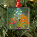 Flower Garden | Gustav Klimt Metal Tree Decoration<br><div class="desc">Flower Garden (1905-1907) by Austrian artist Gustav Klimt is a vibrant masterpiece of early 20th-century art. This lush, impressionistic scene bursts with colourful blossoms in a mesmerising tapestry of nature, reflecting Klimt’s decorative style and love for floral motifs. The painting’s rich textures and intricate details make it a timeless choice...</div>