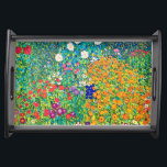 Flower Garden, Gustav Klimt Serving Tray<br><div class="desc">Gustav Klimt (July 14, 1862 – February 6, 1918) was an Austrian symbolist painter and one of the most prominent members of the Vienna Secession movement. Klimt is noted for his paintings, murals, sketches, and other objets d'art. In addition to his figurative works, which include allegories and portraits, he painted...</div>