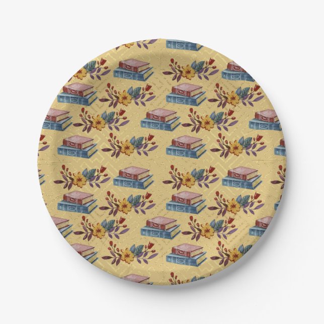 Flower Garden Ideas Paper Plate (Front)