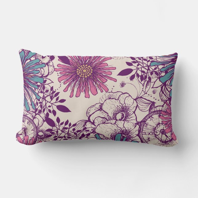 Flower Garden Lumbar Cushion (Front)