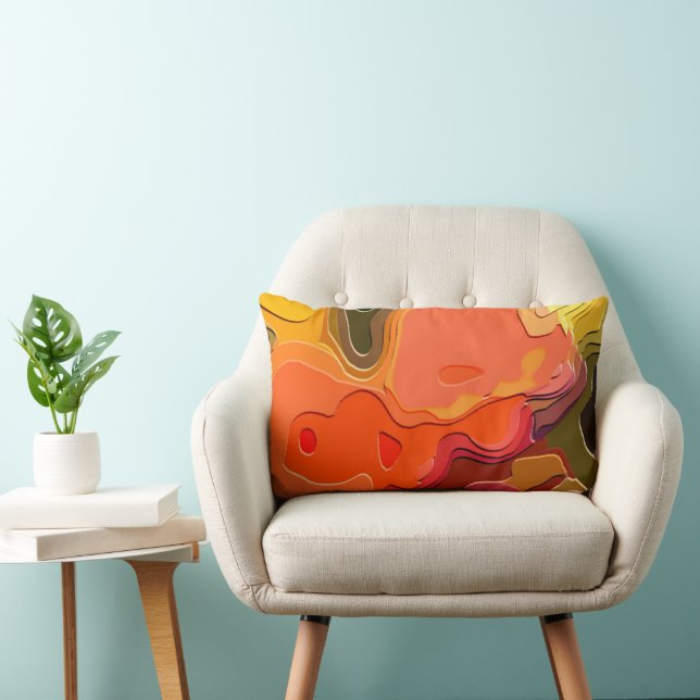 FLOWER GARDEN LUMBAR CUSHION (Chair)