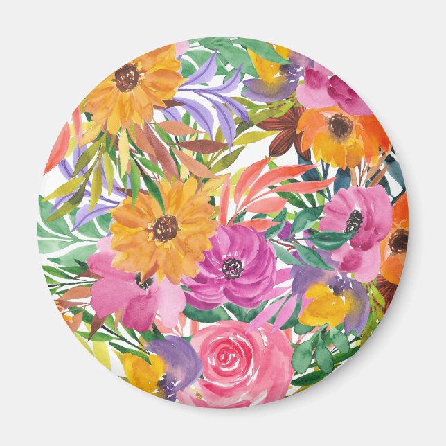 Flower Garden Magnet (Front)