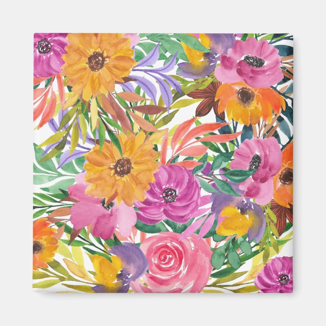 Flower Garden Magnet (Front)